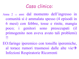 tonsillite ricorrente - Antonio Fasolino - pediatria ed altro