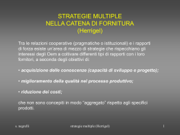 4. StrategieMultiple - Dipartimento di Sociologia