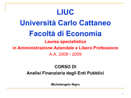 Fasi della spesa - My LIUC - Università Carlo Cattaneo