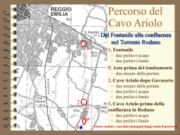 Percorso del Cavo Ariolo