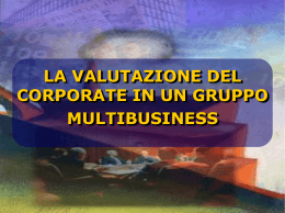 La matrice risorse/mercati