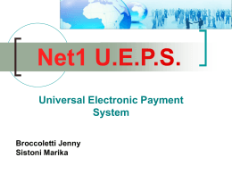 Net1 UEPS di Broccoletti Jenny e Marika Sistoni