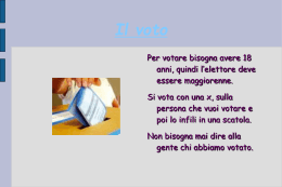 Il voto