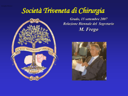 Mauro Frego - Societ&agrave; Triveneta di Chirurgia