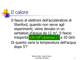 Esercizi gas III - Universita` di Udine