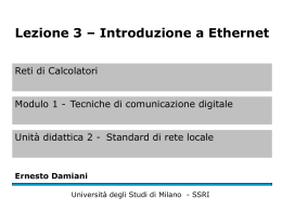 Introduzione a Ethernet