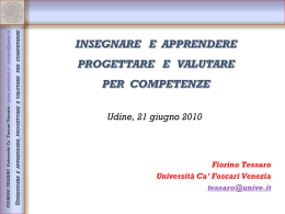 Competenze - Arcidiocesi di Udine