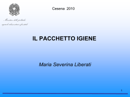 Pacchetto Igiene