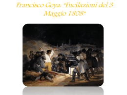 Goya: "Le fucilazioni del 3 maggio 1808"