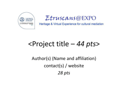 28 pts - Etruscans @ Expo