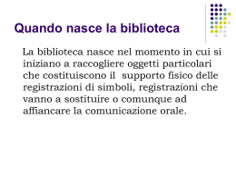 Le biblioteche nel Medioevo