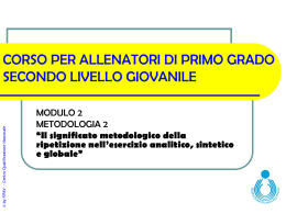II LIV. GIOVANILE - MODULO 2 - METOD2