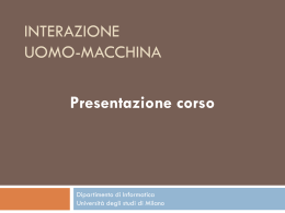 IUM_presentazione - Università degli Studi di Milano