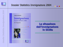 La situazione dell`immigrazione in Sicilia