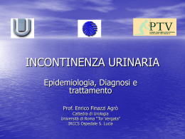 Incontinenza urinaria