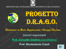 Progetto D.R.A.G.O. - Archivio Pubblica Istruzione