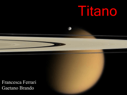 Tabella riassuntiva dei processi presenti nell`atmosfera di Titano