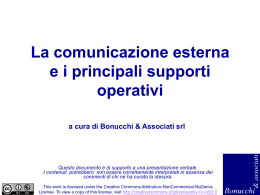 comunicazione d`impresa - Bonucchi e associati srl