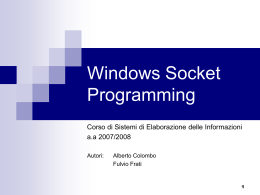 Windows Socket Programming