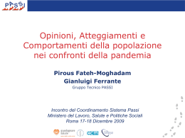 Pirous Fateh-Moghadam e Gianluigi Ferrante