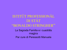 ISTITÛT PROFESSIONAL DI STAT “BONALDO STRINGHER”