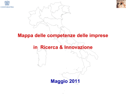 Mappa competenze Maggio 2011