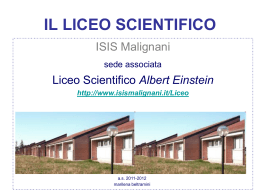 Il sistema dei Licei
