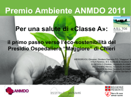 L`Ospedale ecosostenibile