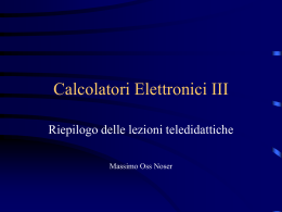 Calcolatori Elettronici III