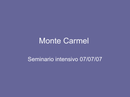 Monte Carmel - Marco Avena Psicologo