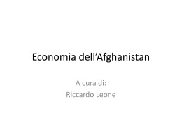 Economia Afghanistan