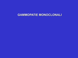Gammopatie Monoclonali
