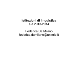 lezionec - Dipartimento di Scienze Umane per la Formazione