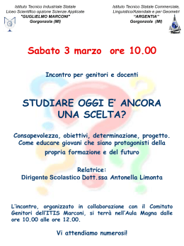 conferenza scuola