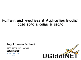 Pattern and Practices & Application Blocks: cosa sono e come si