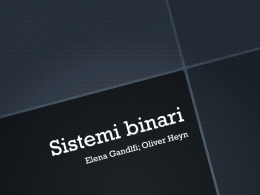 Sistemi binari