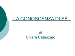 Il sè e l`identità di Chiara Catanzaro