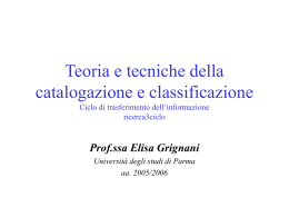 T&T2004 ricerca2ciclo - Università degli Studi di Parma
