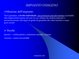 impianto ossigeno