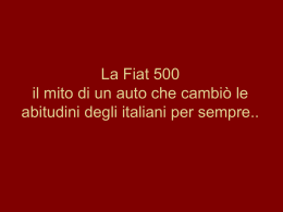 Fiat 500 “topolino”