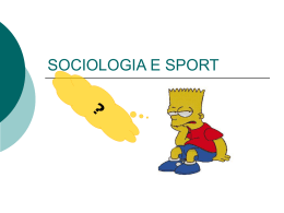 Sociologia e sport