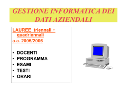 ECDL - Universit&agrave; di Urbino