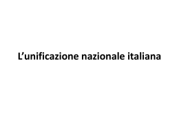 slide/L unificazione nazionale italiana
