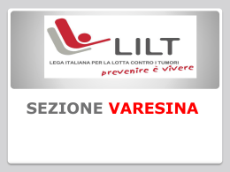 conferenza - LILT-Sezione Varesina