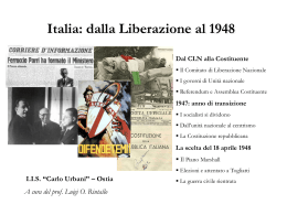 Italia, dalla Liberazione al voto del 1948