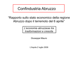l`intervento - Confindustria Abruzzo