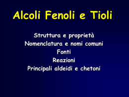 Alcoli-fenoli