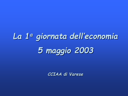Sintesi - CCIAA di Varese
