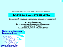 Veicoli rollanti con tre ruote