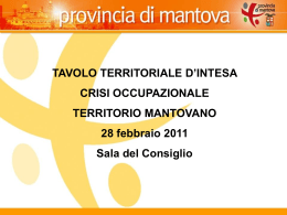 INQUADRAMENTO NELL`ENTE